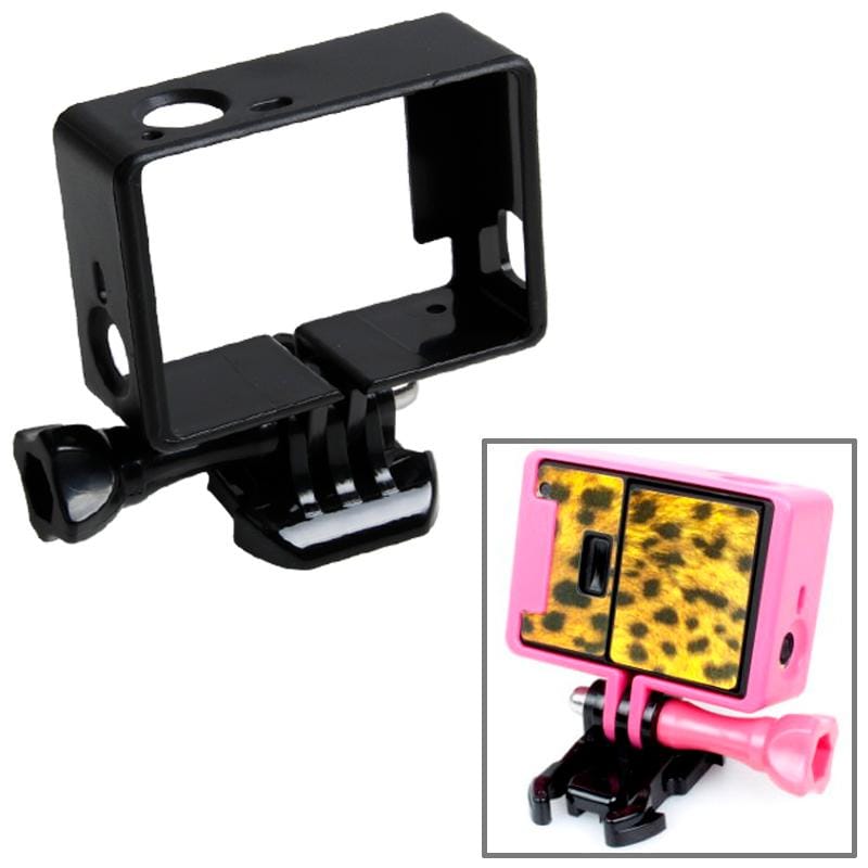 TMC High Quality Tripod Cradle Frame Mount Housing for GoPro HERO4 /3+ /3, HR191 (Black)