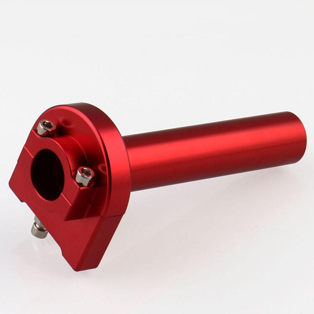 MB-MH004-BK Motorcycle Modification Accessories Universal Aluminum Throttle Handle (Red)