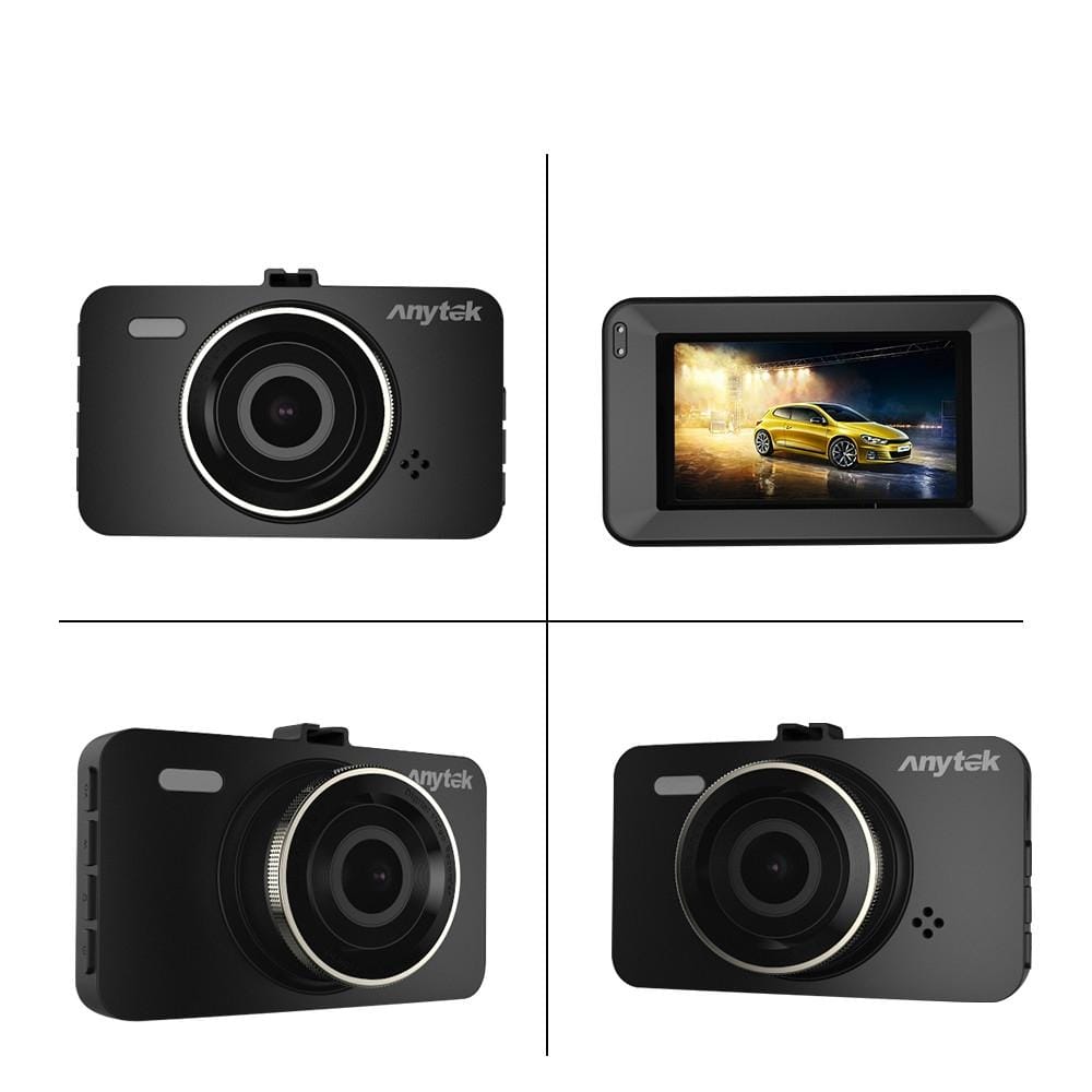 Anytek A78 1296P Car DVR Camera Dual Lens IPS 3 Inch Full HD Video Registrator Night Vision Car Recorder DVRs