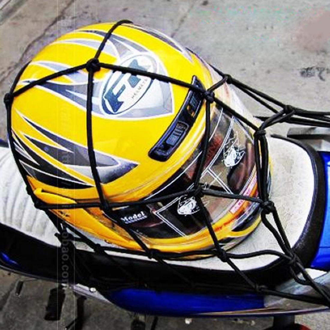 Motorcycle Nylon Fix Net with 6 Hooks, Size:30�30cm