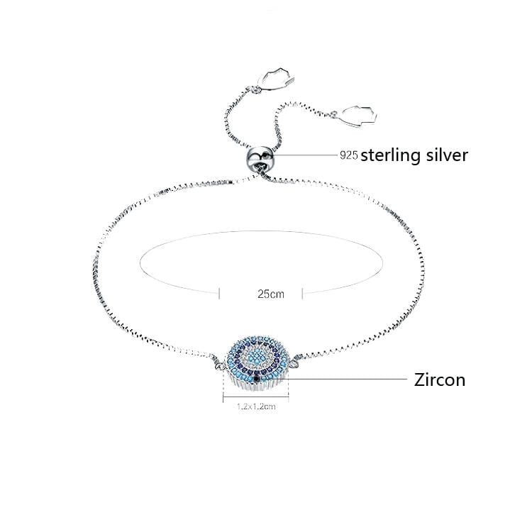 The Smurf Asylum Silver Bracelet S925 Sterling Silver Bracelet