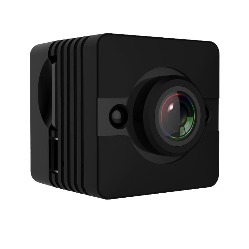 SQ12 Full HD 1080P Mini Camcorder Action Camera with Waterproof Housing Case, 155 Degrees Wide Angle, Support Night Vision / Motion Detection (Black)