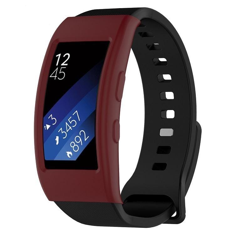 Intelligent Wearable Device, Galaxy Gear Fit2 / Fit2 Pro R360 Watch Protective Case (Dark Red)