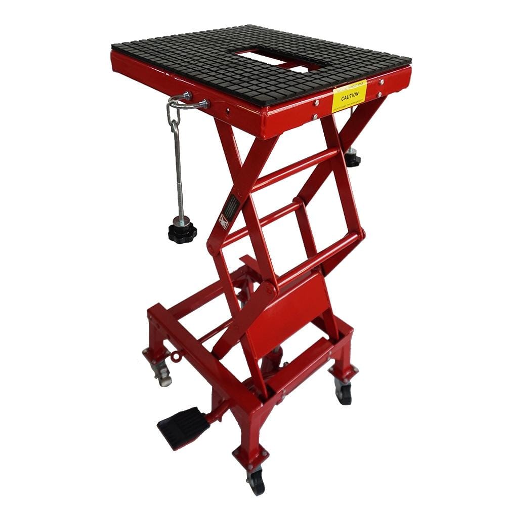 Steel Hydraulic Motorcycle Lifting Adjustable Platform, Load-bearing: 300lbs