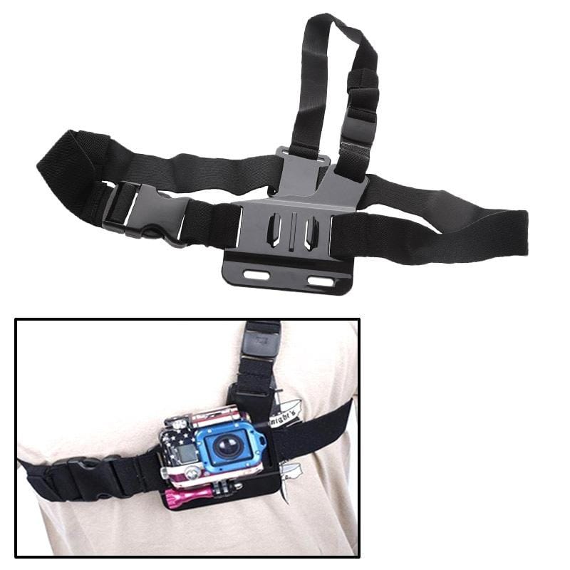 ST-88 Light Weight 3 Points Chest Belt for GoPro HERO4 / 3+ / 3 / 2 / 1 (Black)