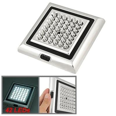 High Power Car Indoor 42 LED 3 Sections Switch Lamp Light, DC 12V