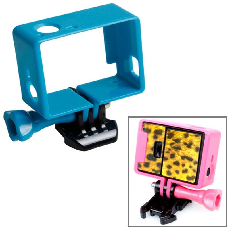 TMC High Quality Tripod Cradle Frame Mount Housing for GoPro HERO4 /3+ /3, HR191 (Dark Blue)