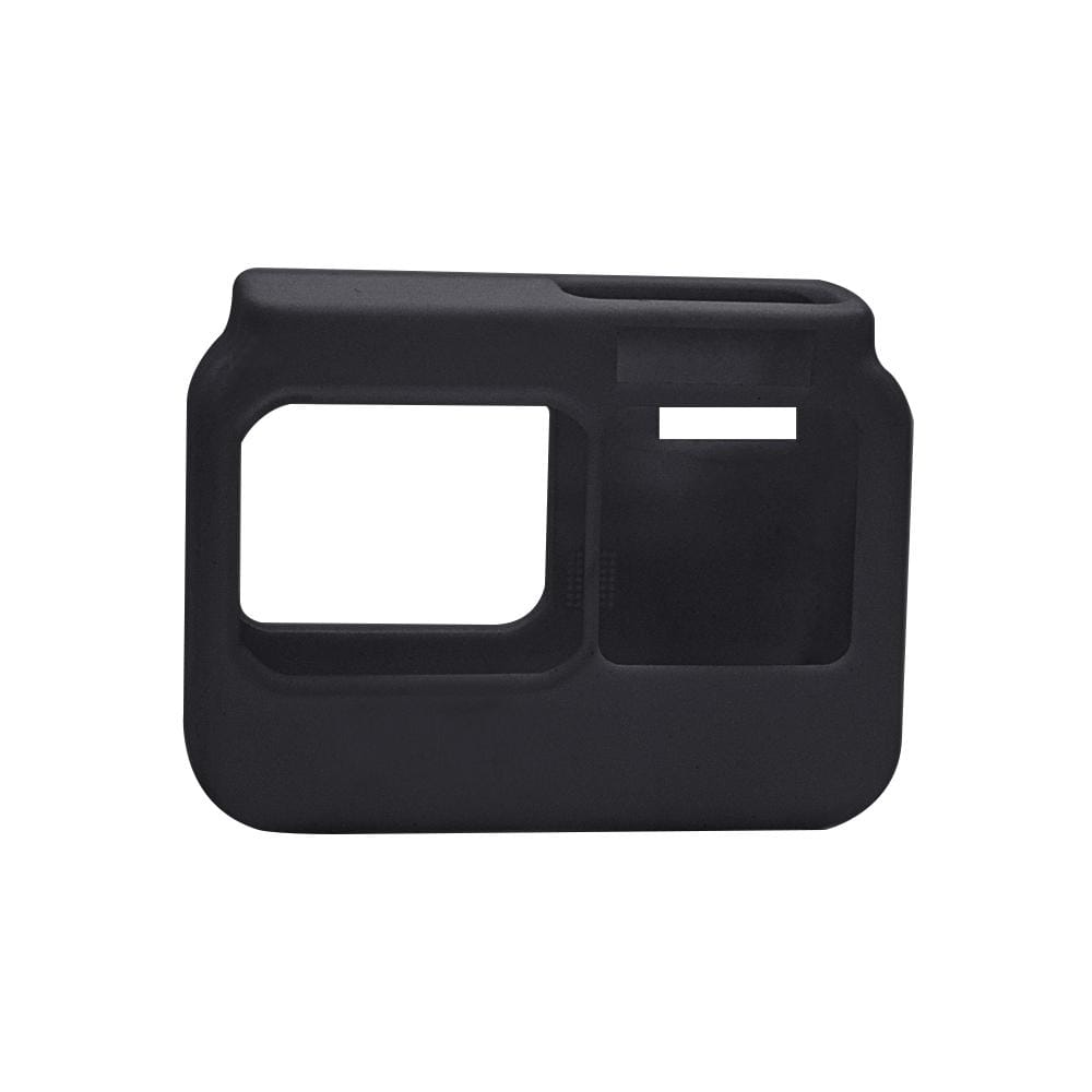 PULUZ Shock-proof Silicone Protective Case for Insta 360 One R 4K with Frame (Black)