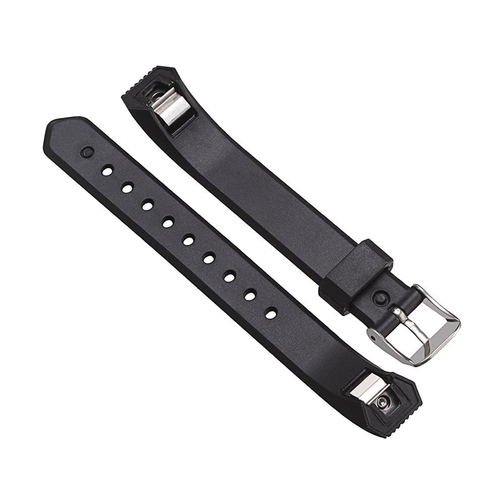For Fitbit Alta Silicone Replacement Wrist Strap Watchband with Buckle (Brown)