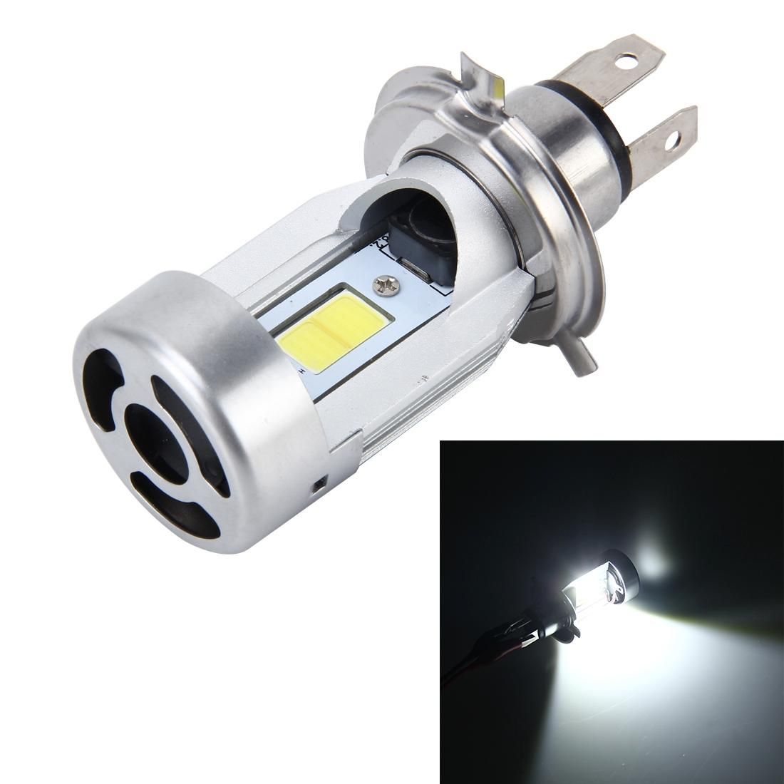 H4 HS1 Motorcycle Headlamps COB Spotlights Electric Car Fog Lights  6000K 20W 2600LM 5000Hours