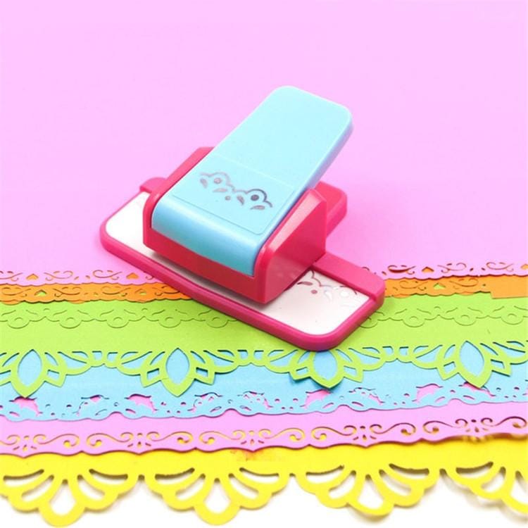Hollow Lace Blank Holder Embossing Device Kindergarten Handmade DIY Production Materials (Wisteria)