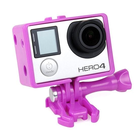 TMC BacPac Frame Mount Housing Case for GoPro HERO4 /3+ /3 (Purple)