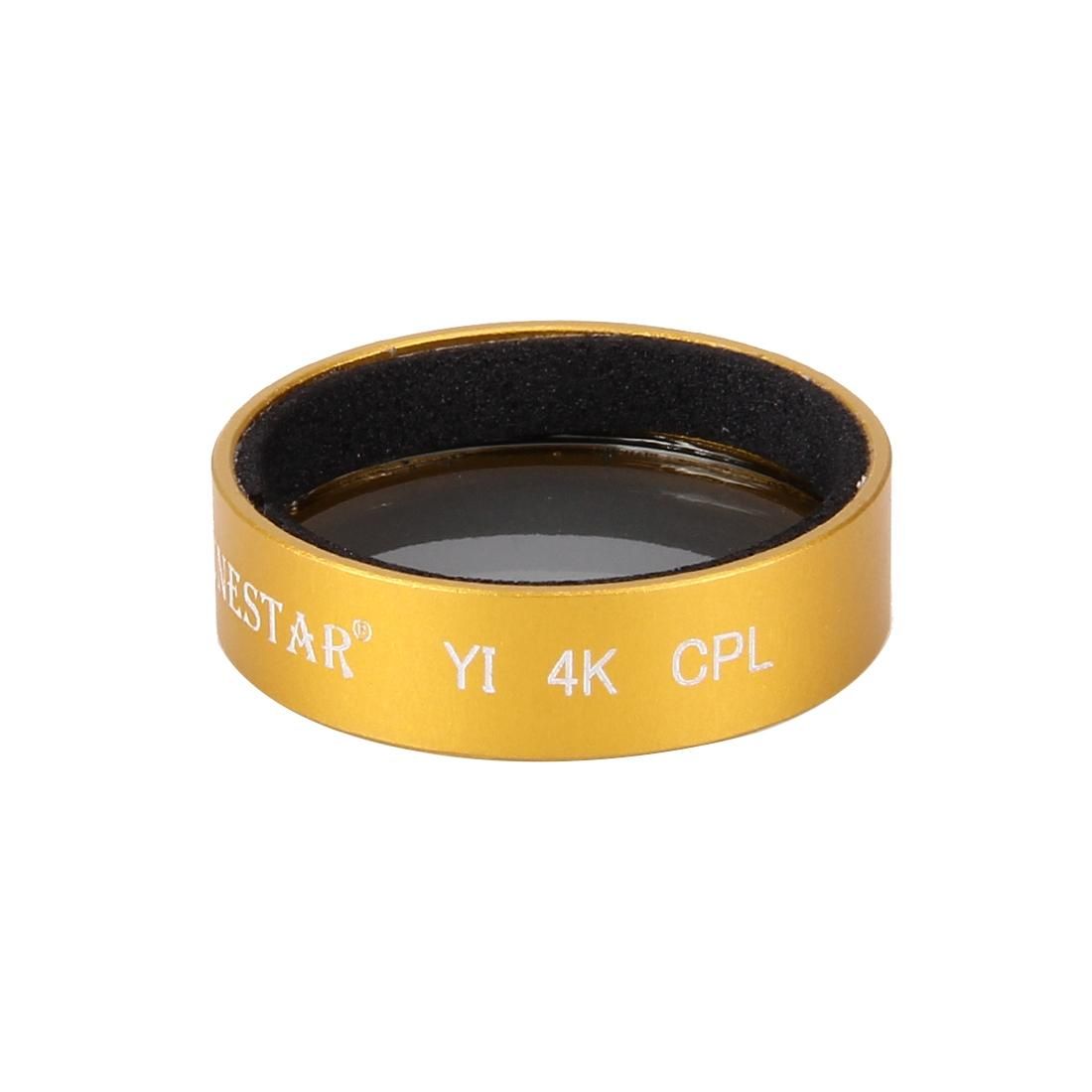 JUNESTAR for Xiaomi Xiaoyi Yi II 4K Sport Action Camera Proffesional CPL Filter (Gold)
