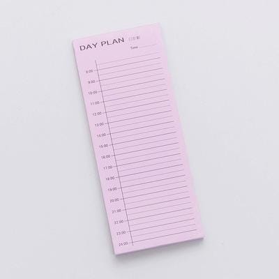 4 PCS Weekly Plan Student Notebook Diary Book Memo Notepad Stationery School Supplies (Pink)