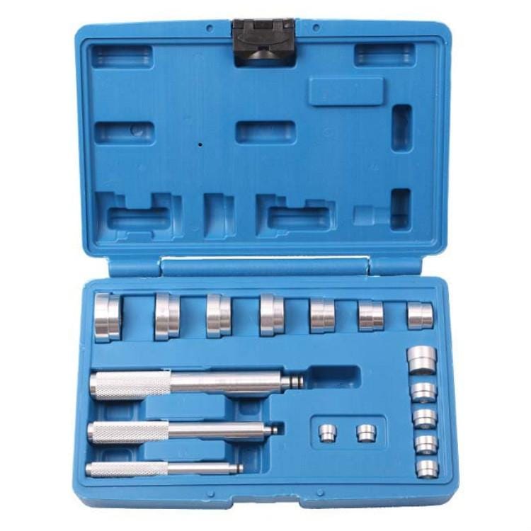 17 In 1 Small Aluminum Alloy Bearing Disassembly Tool Bearing Installation Extractor (Blue)