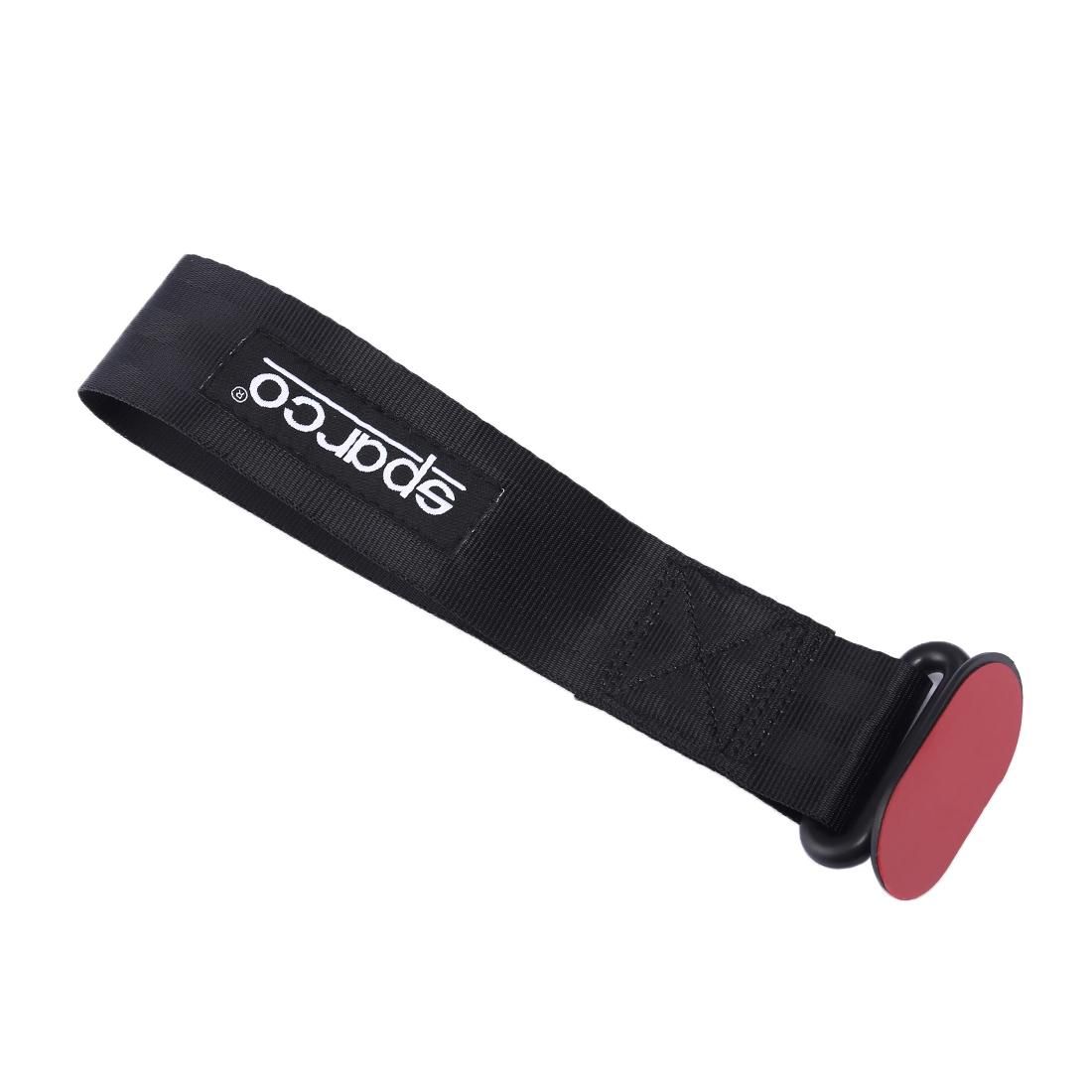 Universal Car Front Rear Tow Strap Adhesive Tape Towing Hook Ribbon, Size: 26.5*6.5*4cm (Purple)