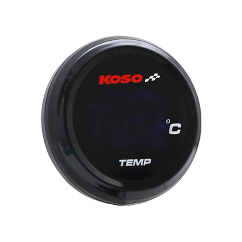 Motorcycle Universal Thermometer Smok Instrument Modification for Harley Battle Pedal in Koso Light Source (Red Black)