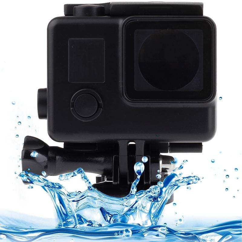Black Edition Waterproof Housing Protective Case with Buckle Basic Mount for GoPro HERO4 /3+,  Waterproof Depth: 10m (Black)