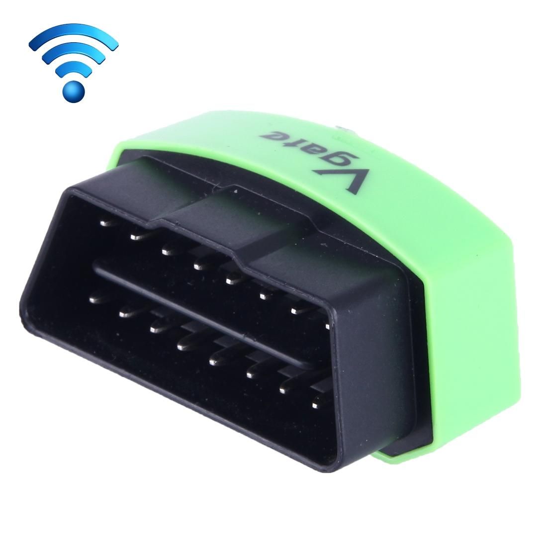 Super Mini Vgate iCar3 OBDII WiFi Car Scanner Tool, Support Android & iOS (Green)