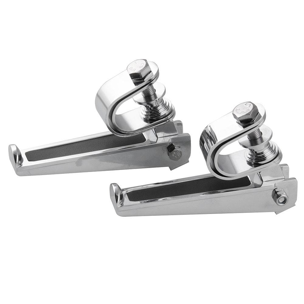 MB-BF008 2 PCS Modified Motorcycle 1 to 1.25 inch U-clamps Footrests Kit Foldable Anti-collision Bar for Harley Davidson / Honda / Suzuki