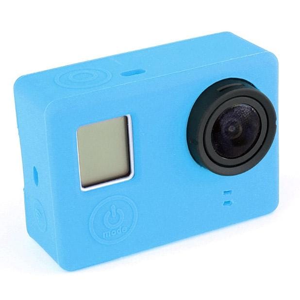 Silicone Gel Protective Case for GoPro HERO3+ / 3 (Blue)