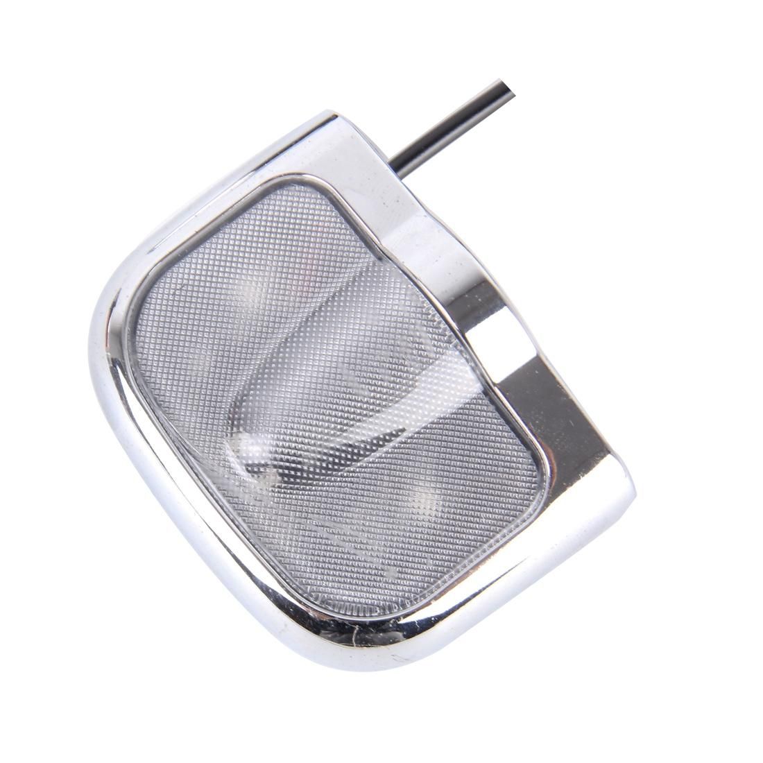 2 PCS LED Car Door Welcome Logo Car Brand Shadow Light Laser Projector Lamp for Benz (Silver)