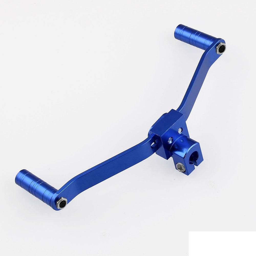 MB-SK001 Motorcycles Quick Throw Shifter Aluminum Double-headed Shift Lever (Blue)
