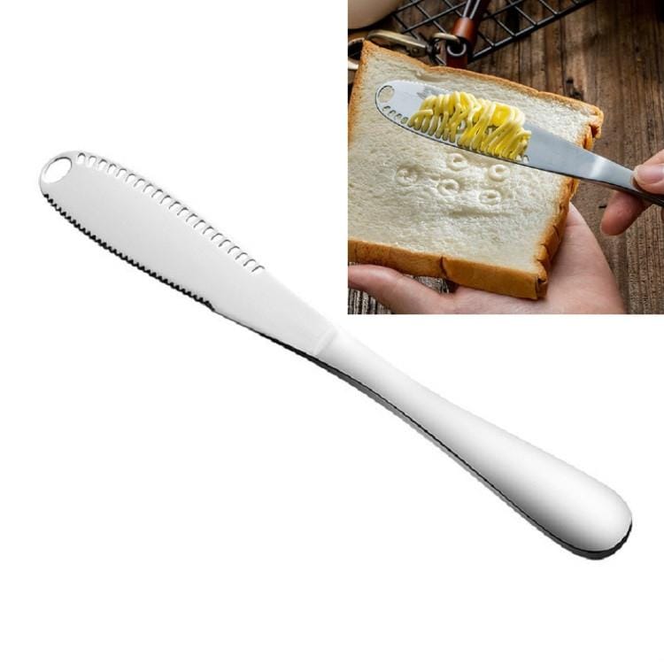 Stainless Steel Butter Knife Western Food Bread Jam Cheese Knife (Steel)