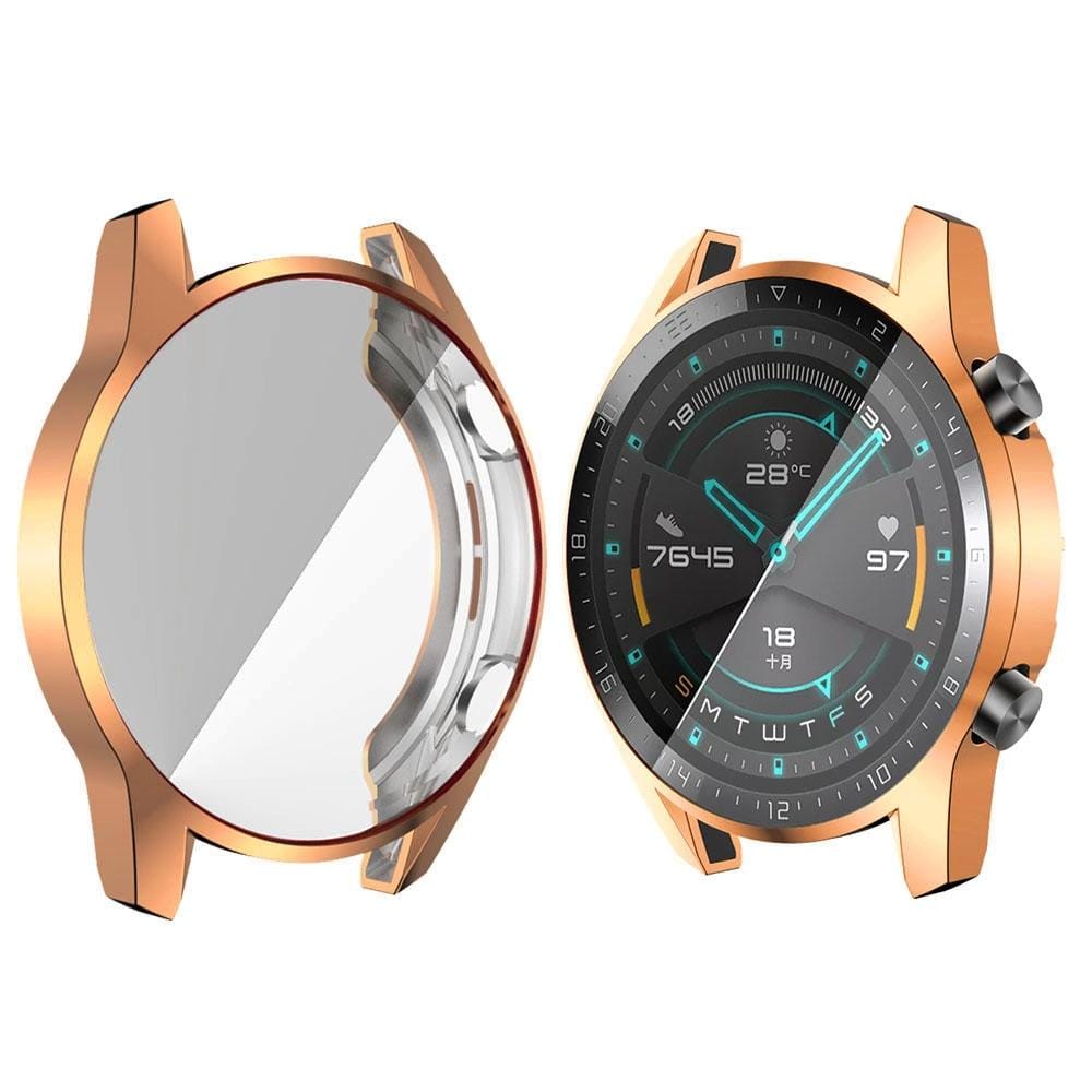 For Huawei Watch GT2 46mm TPU All Inclusive Watch Case (Rose Gold)