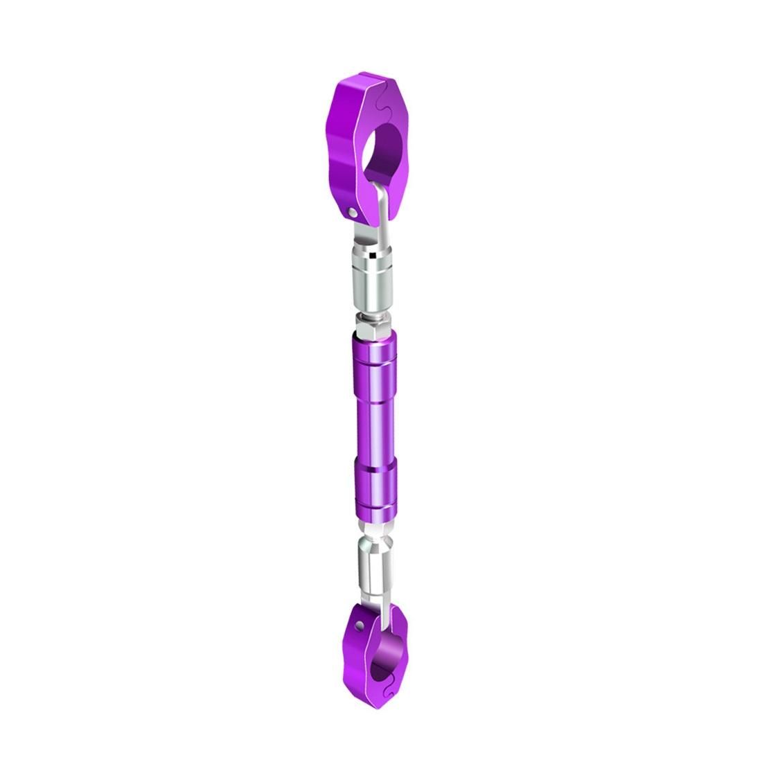 Motorcycle Aluminium Alloy Adjustable Reinforce Bar Balance Bar Motorbike Parts (Purple)