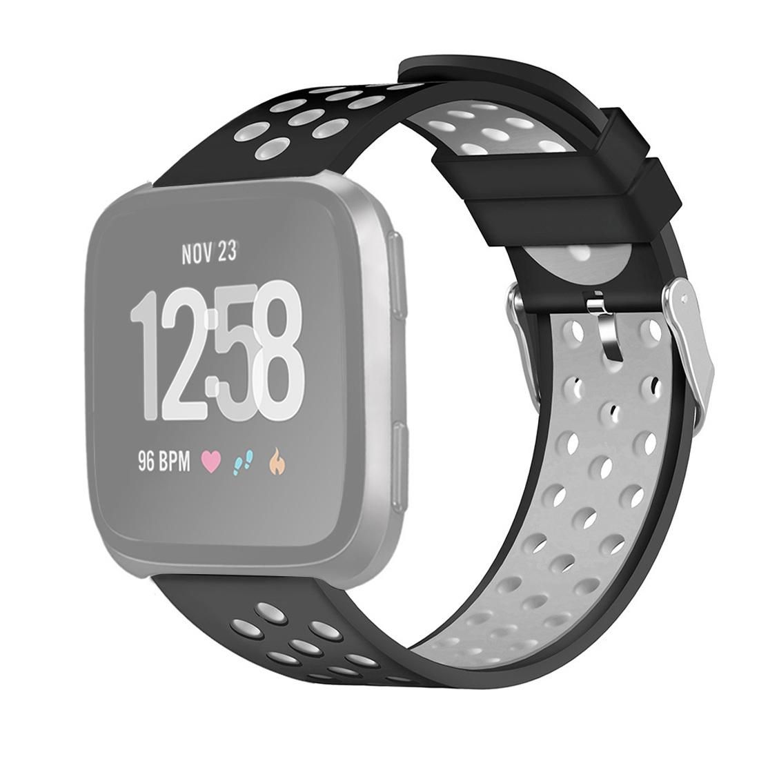 For Fitbit Versa Simple Fashion Silicone Watch Strap (Yellow)