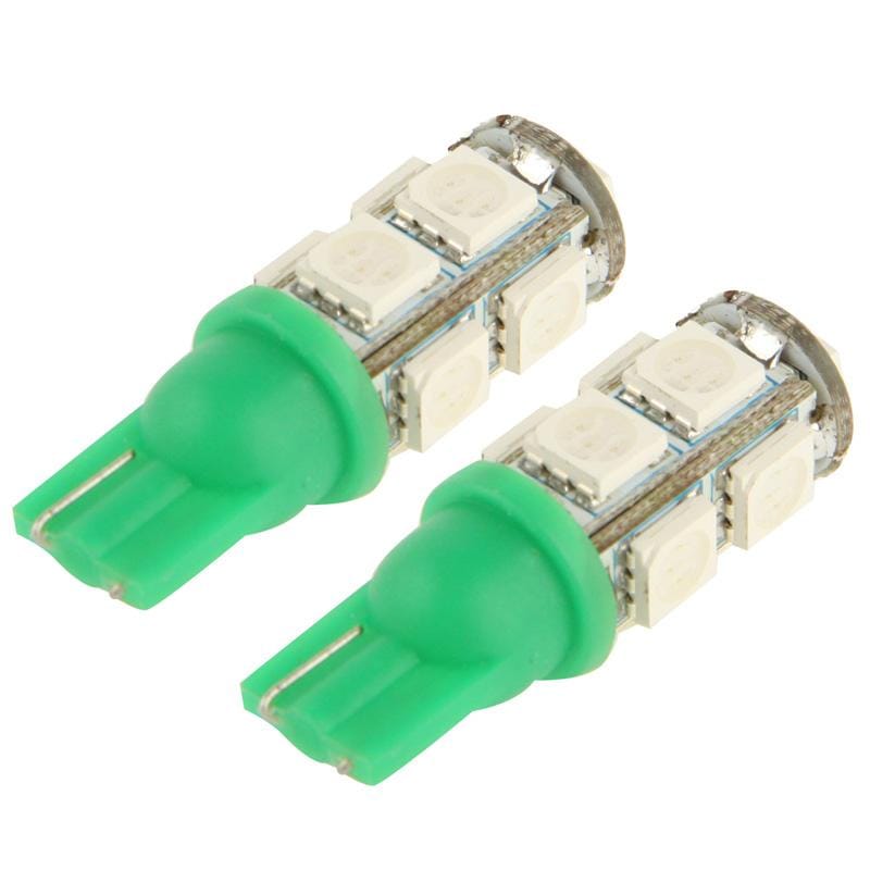 T10 Green 9 LED 5050 SMD Car Signal Light Bulb (Style1)