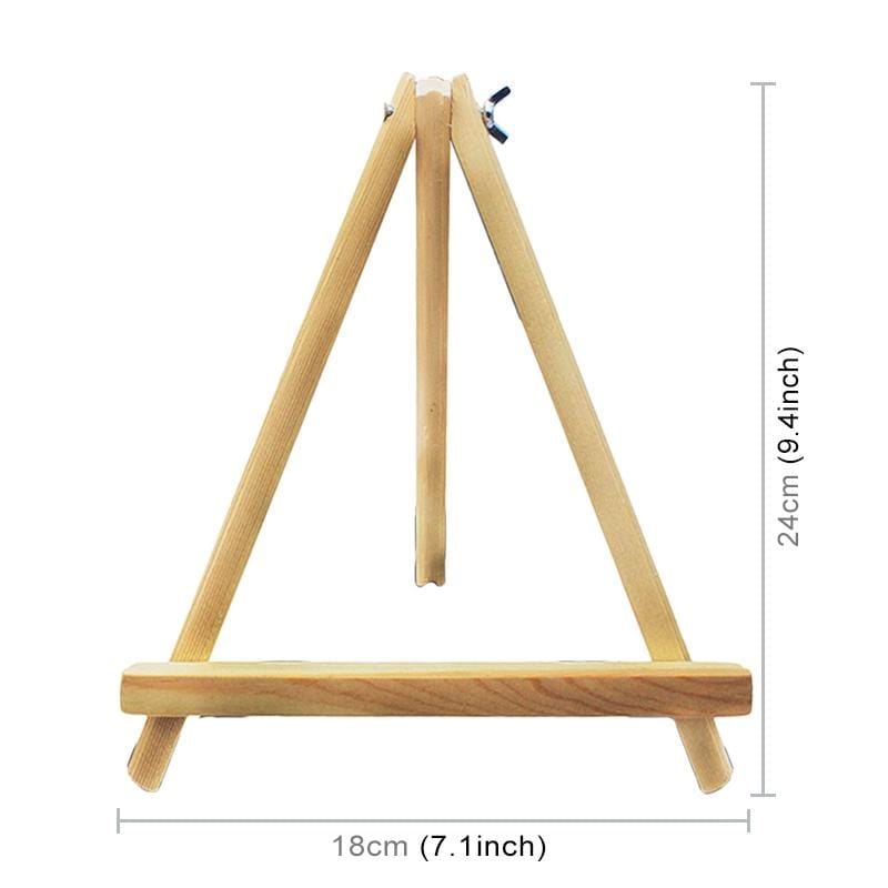 3 PCS Solid Wood Canvas Picture Frame Triangle Bracket