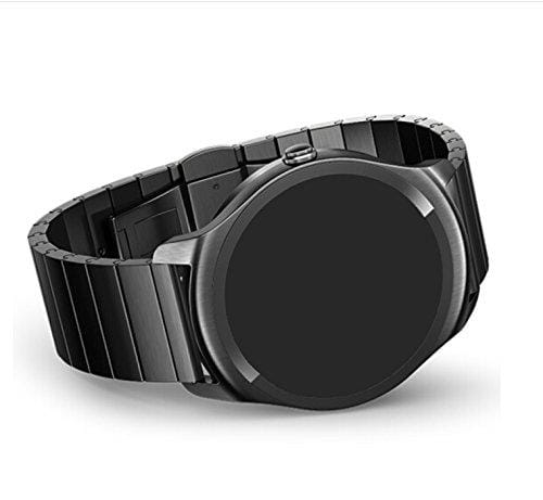 22mm For Huawei Watch GT2e / GT2 46mm A Butterfly Clasp Stainless Steel Strap (Black)