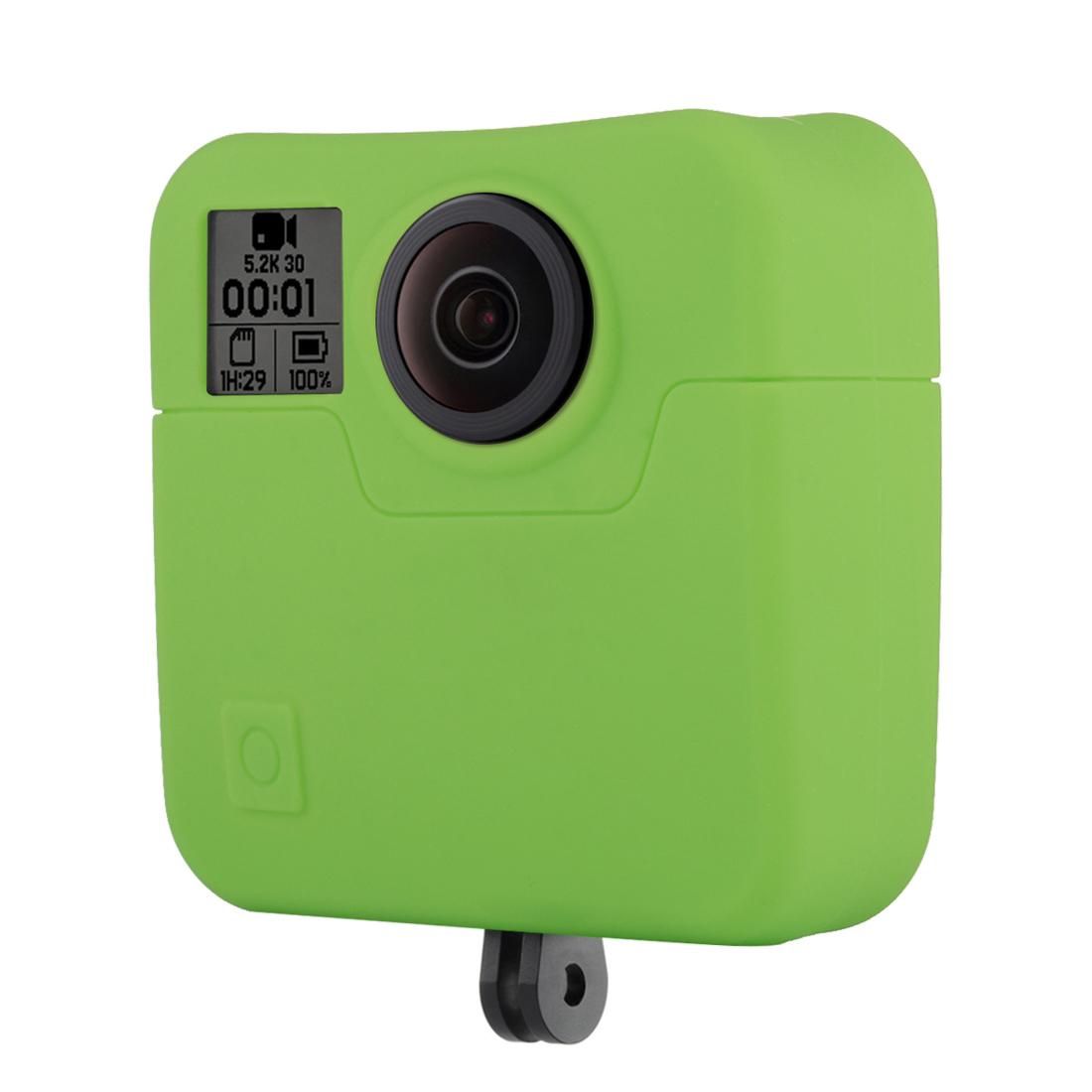 PULUZ for GoPro Fusion Silicone Protective Case (Green)