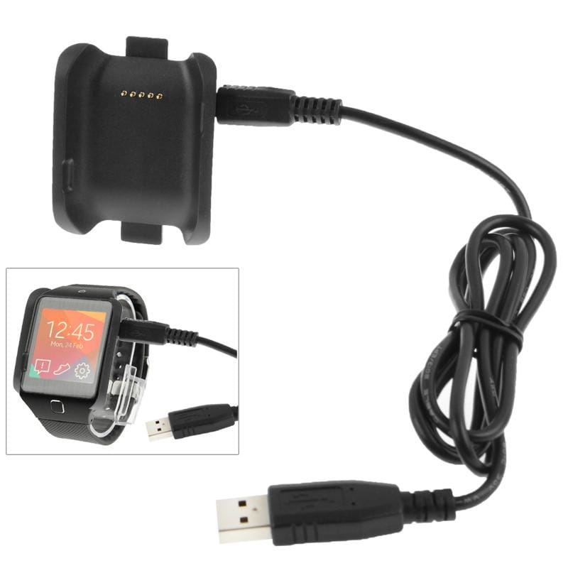 Charger Cradle Charging Dock For Galaxy Gear V700 Smart Watch (Black)