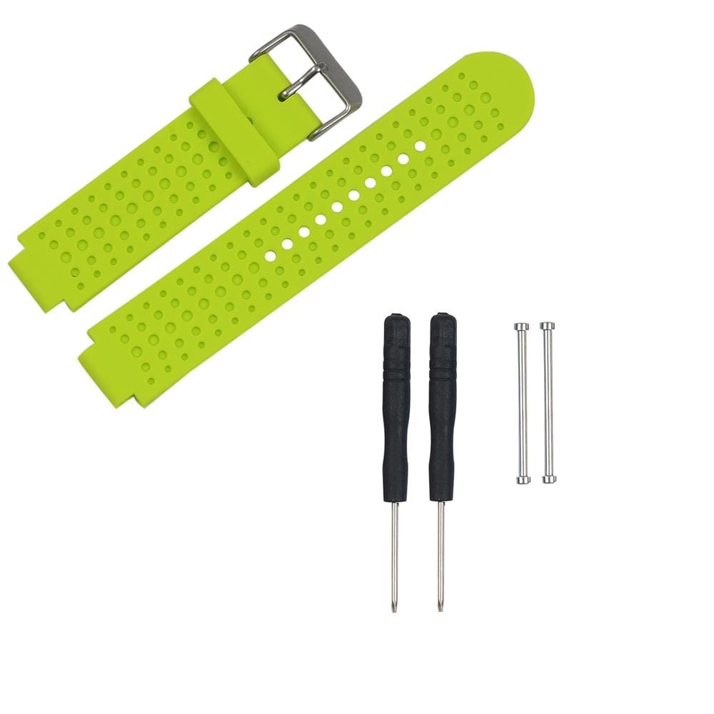 For Garmin Forerunner 620 Solid Color Replacement Wrist Strap Watchband (Lime)