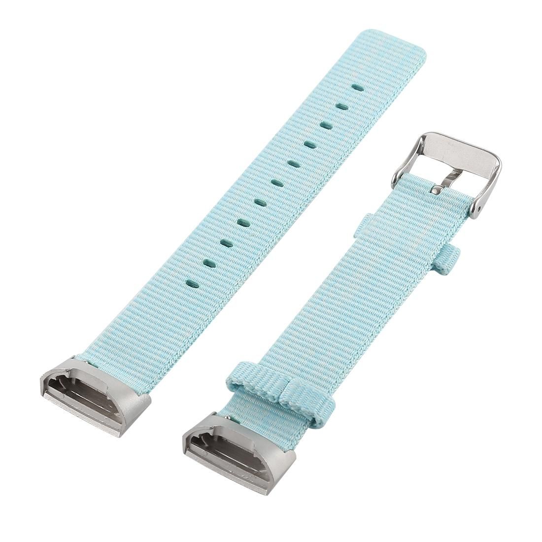 Nylon Wrist Strap Watch Band for Fitbit Charge 3 (Blue)
