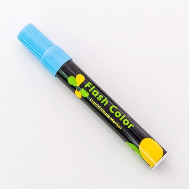 2 PCS Cute Candy Highlighter Fluorescent Liquid Chalk Marker Neon Pen LED Writing Board For Painting Graffiti Office Supply (Orange)
