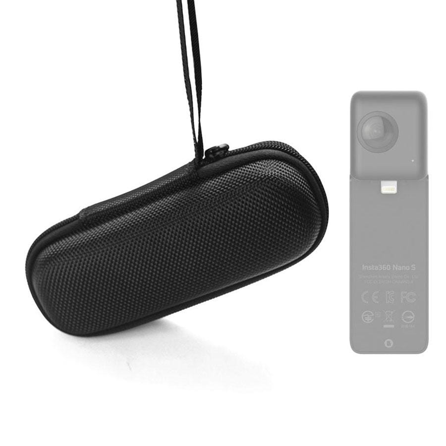 2 PCS Smart VR360 Sport Camera Protection Bag for Insta360 Nano S, Size: 14cm x 6cm x 5.5cm (Black)