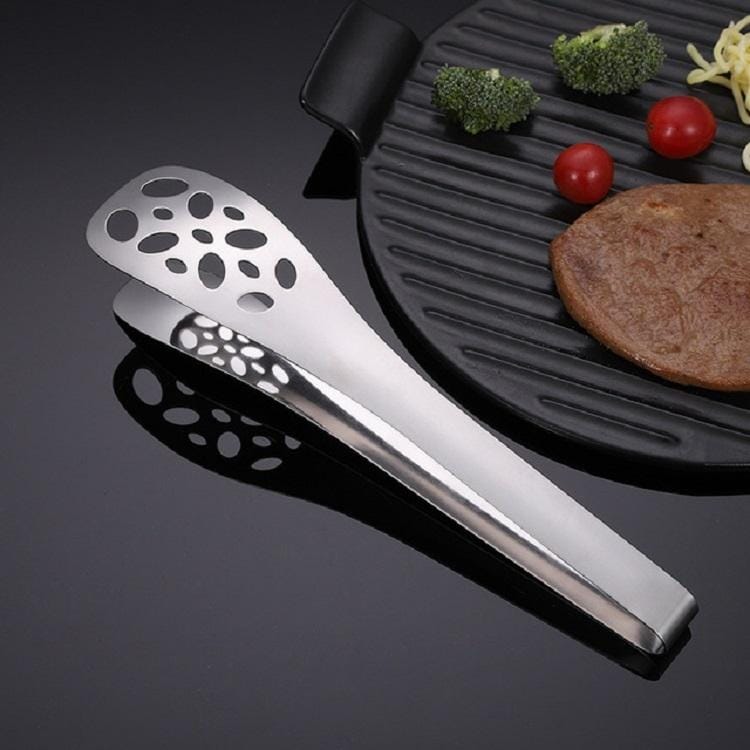 3 PCS Stainless Steel Food Clip Anti-scalding Bread Steak Barbecue Clip Baking Tool