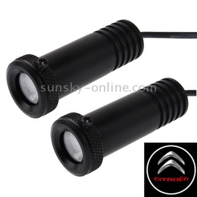 Car Door LED Laser Welcome Decorative Light, LED Laser for Citroen Logo