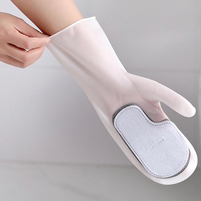 5 PCS Dishwashing Gloves Non-Oily Kitchen Waterproof Housework Wipes, Style:Rag Gloves