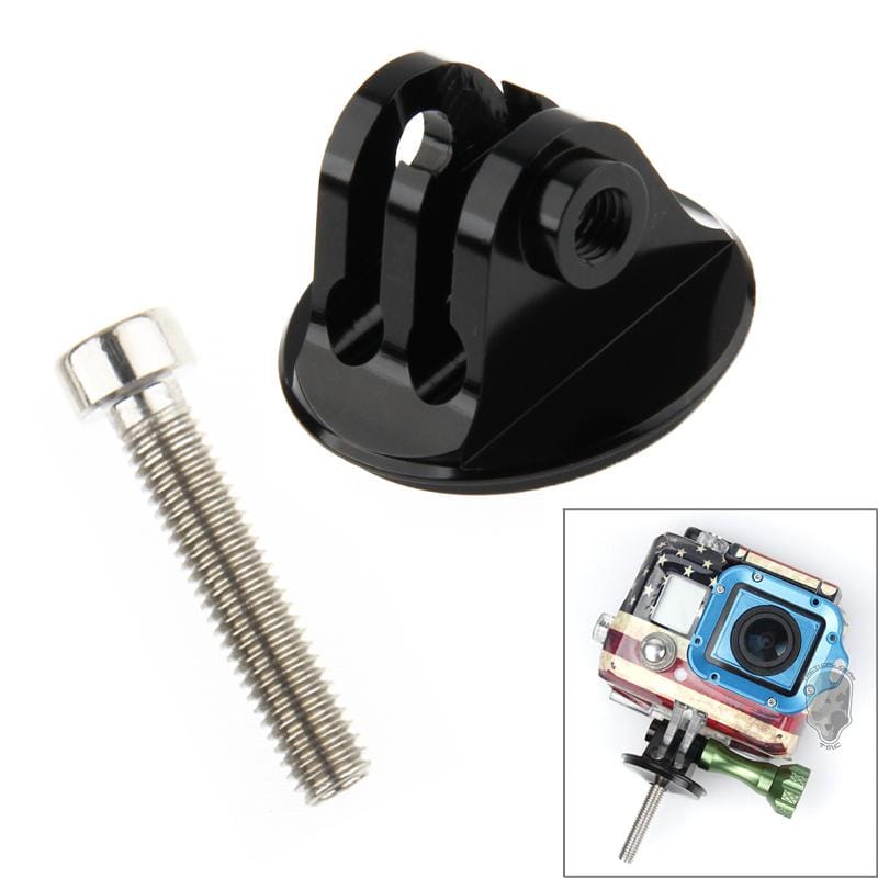 TMC Bike Head Mount with Screw & Hex Screwdriver for GoPro  NEW HERO /HERO6   /5 /5 Session /4 Session /4 /3+ /3 /2 /1, Xiaoyi and Other Action Cameras (Black)