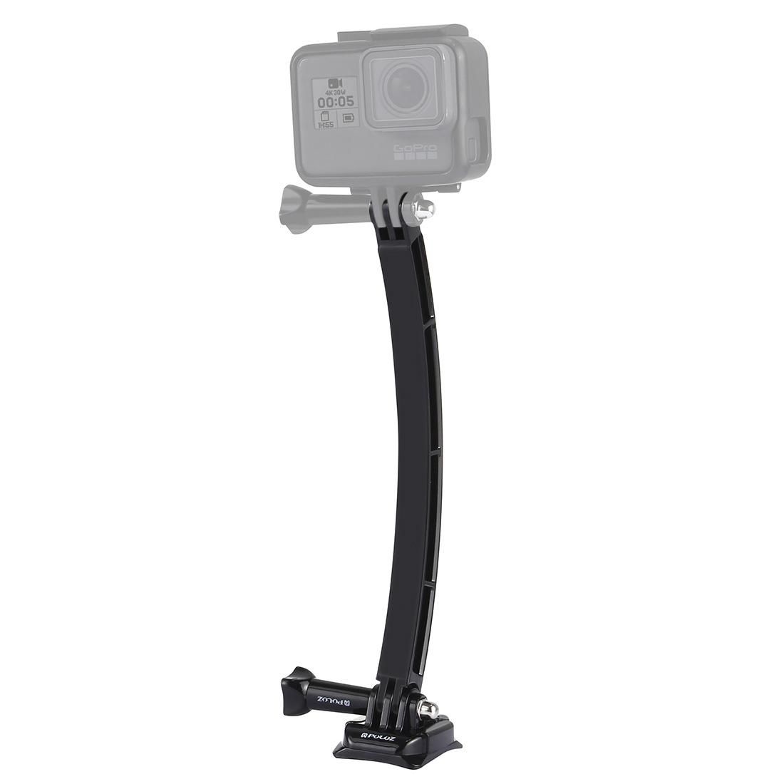 PULUZ Outdoor Motorcycle Cycling Helmet Extension Arm Set for GoPro HERO9 Black / HERO8 Black / HERO7 /6 /5 /5 Session /4 Session /4 /3+ /3 /2 /1, Xiaoyi and Other Action Cameras