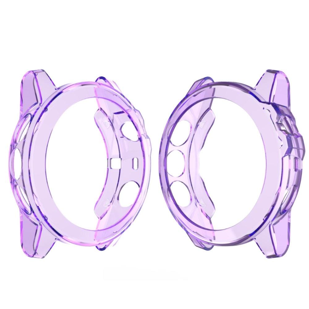 For Garmin Fenix 5X TPU Translucent Watch Case (Purple)