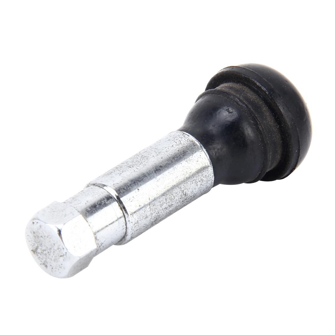 TR414 Car Motorcycle Bike Universal Copper Valve Adaptor with Rubber Cover
