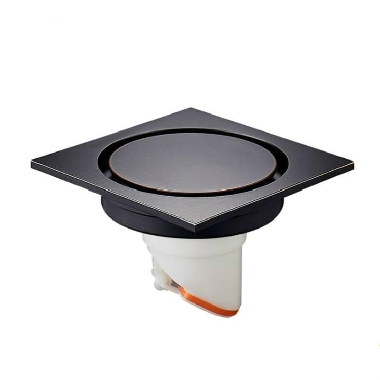 Kitchen Toilet Sewer Deodorant Anti-flooding Anti-odor Invisible Floor Drain (Brushed Silver)