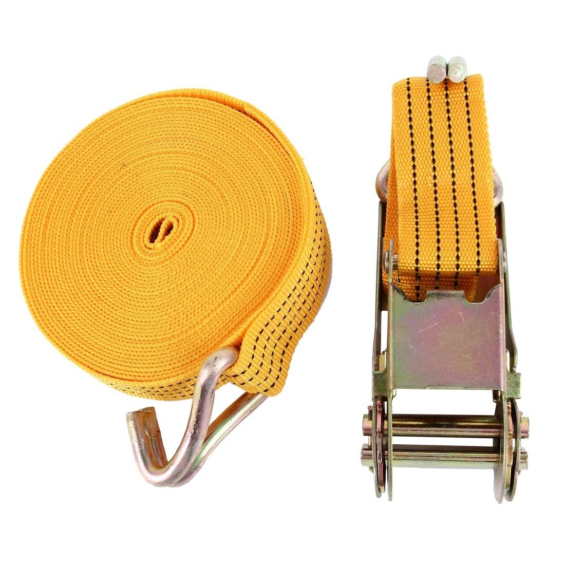 ST-213 10m�4.6cm 2 Ton Car Bundled Device with Hook And Buckle High Strength Cable Cord Heavy Duty Recovery Securing Accessories for Cars Trucks