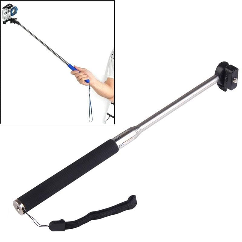 Z07-1 Extendable Self-portrait Handheld Telescopic Monopod Holder for GoPro HERO6/ 5 /5 Session /4 /3+ /3 /2 /1, Full Length Max: 105cm (Black)